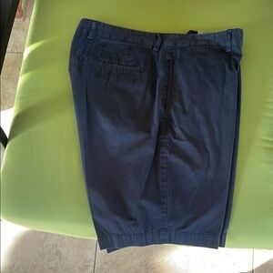Daniel Cremieux Navy Flat Front Men Shorts